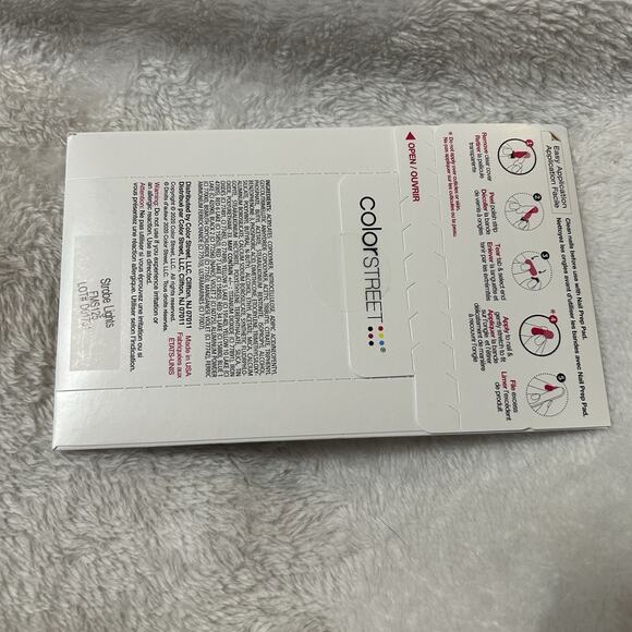 Color Street Nail Polish Strips - Strobe Lights Blue Pink New In Package - Picture 2 of 2